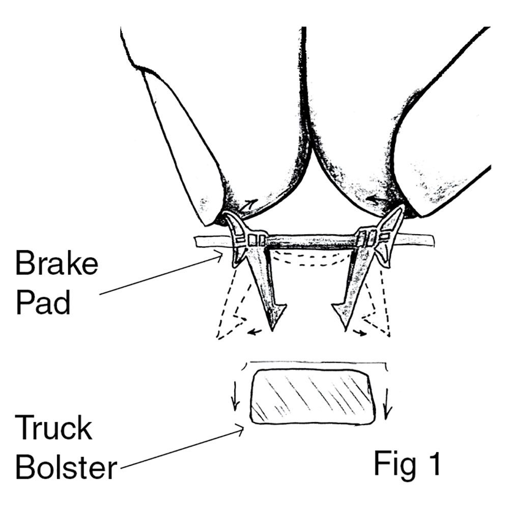 KADEE #442 HO Scale, Brake Pads - Wide Bolster Trucks - Detail Parts