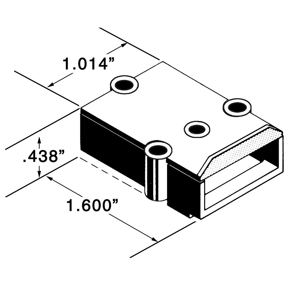 KADEE #830 G Scale, Straight Centerset Shank Couplers with Body Mount Gearboxes - Black