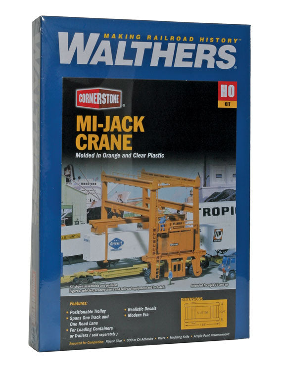 Walthers Cornerstone 933-3122 HO Scale MI-JACK Translift Intermodal Crane KIT