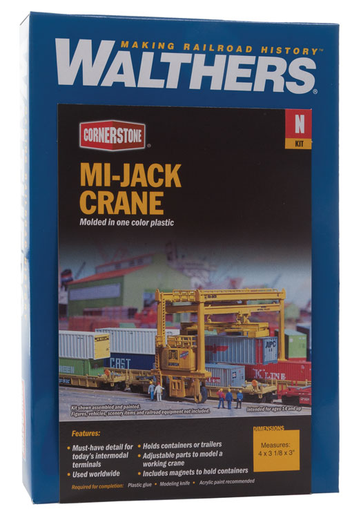 Walthers Cornerstone 933-3222 N Scale MI-JACK Translift Intermodal Crane KIT