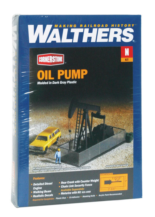 Walthers Cornerstone 933-3248 N Scale Walking Beam-Horse Head Oil Pump KIT