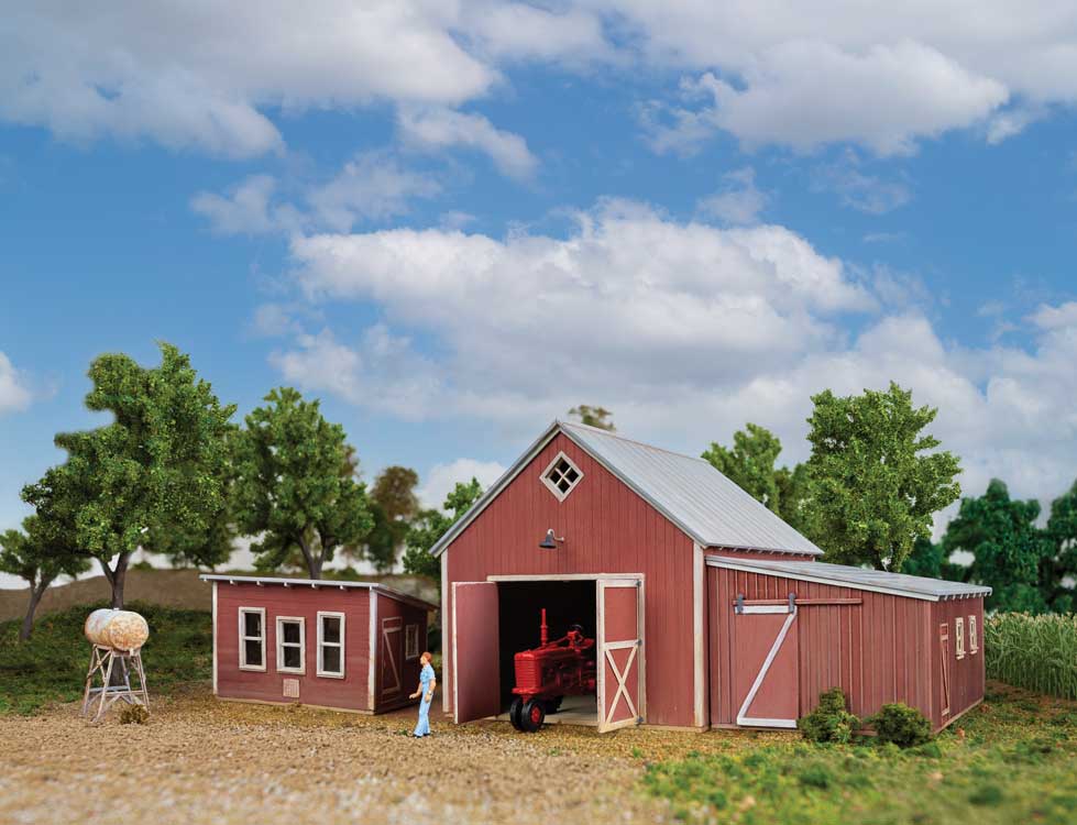 Walthers Cornerstone 933-3346 HO Scale Chicken Coop & Sheds KIT