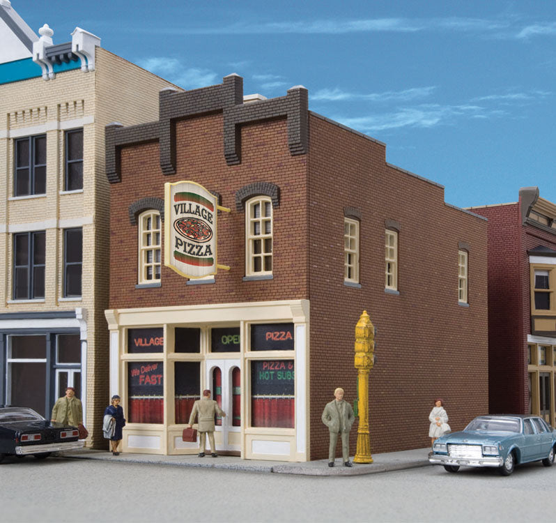 Walthers Cornerstone 933-3469 HO Scale Village Pizza KIT