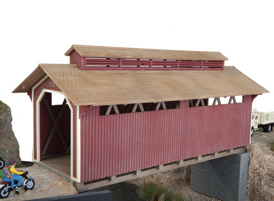 Walthers Cornerstone 933-3652 HO Scale Willow Glen Covered Bridge KIT