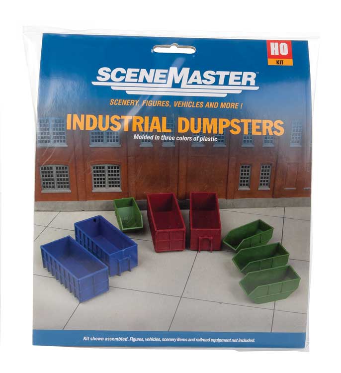 Walthers SceneMaster 949-4106 HO Scale Industrial Dumpsters