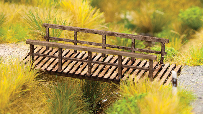 Walthers SceneMaster 949-4128 HO Scale Foot Bridge KIT