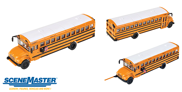 Walthers SceneMaster 949-11701 HO Scale International CE School Bus, Assembled