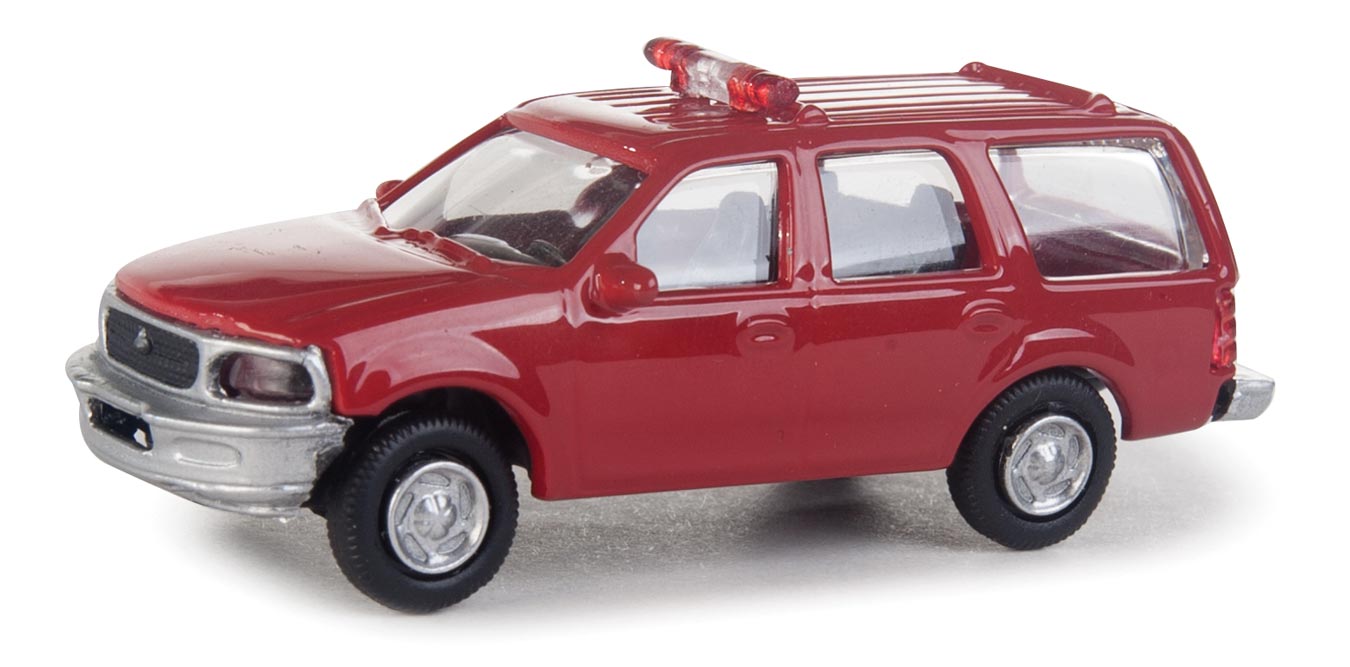 Walthers SceneMaster 949-12040 HO Scale Ford Expedition Special Service Vehicle, Fire Command