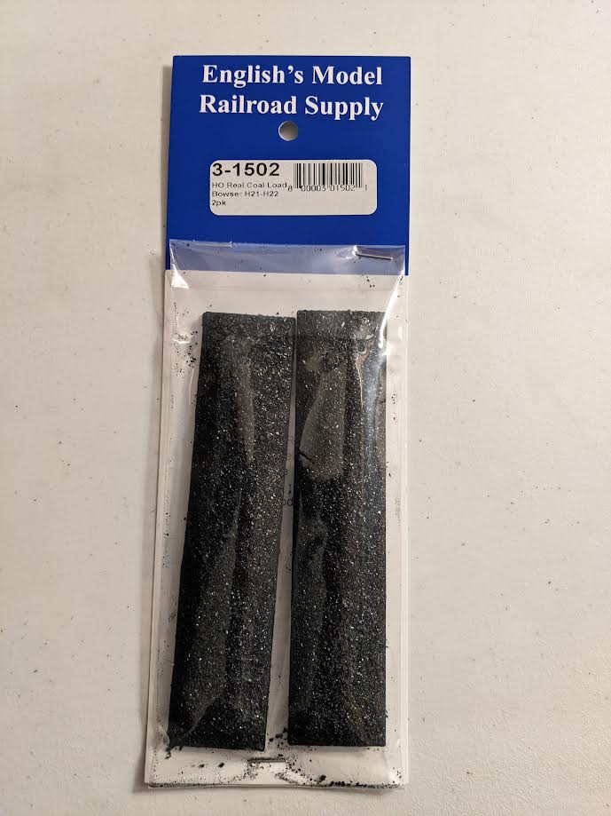 English's Model Railroad Supply 3-1502 HO Scale, Coal Load for Bowser H-21, H22 Hoppers (2 Pack)