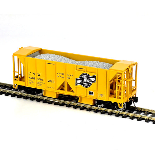 Bowser 43658 HO Scale 70 Ton Ballast Car with Side Chutes Chicago & North Western CNW #X201830