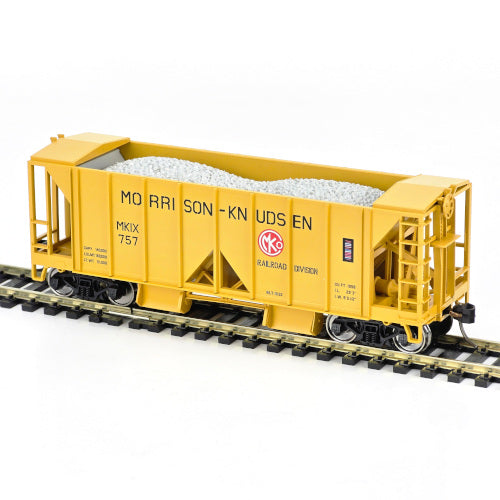 Bowser 43676 HO Scale 70 Ton Ballast Car with Side Chutes Morrison Knudsen MKIX #757