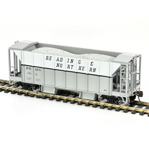 Bowser 43681 HO Scale 70 Ton Ballast Car with Side Chutes Reading and Northern RBMN #106