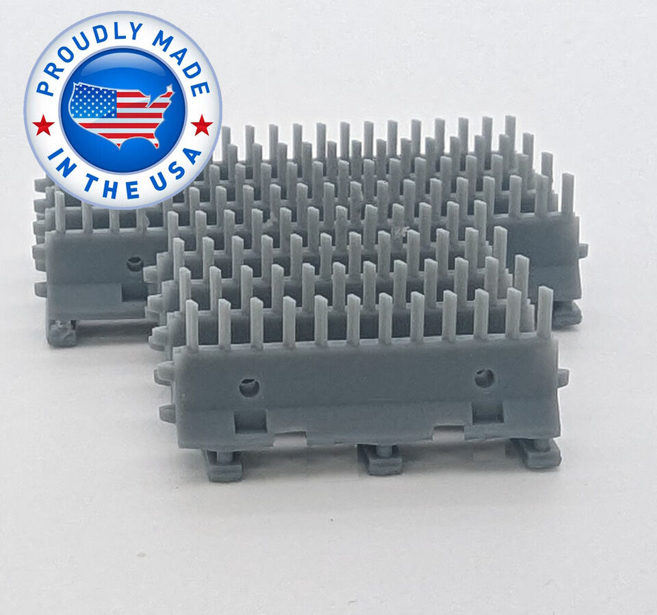 Whistle Stop Models HO2206 HO Scale K-Rails with View Blockers. Resin 3D Printed, Highly Detailed
