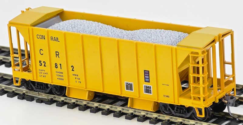 Bowser 3-17022 HO Scale 70-Ton 2 Bay Ballast Car Conrail CR #52812 KIT