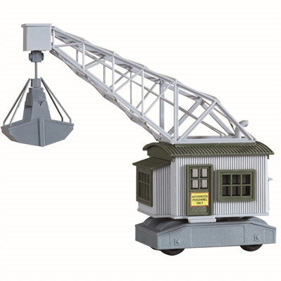Model Power 303 HO Scale Walker & Son Sand and Gravel Rail Crane KIT