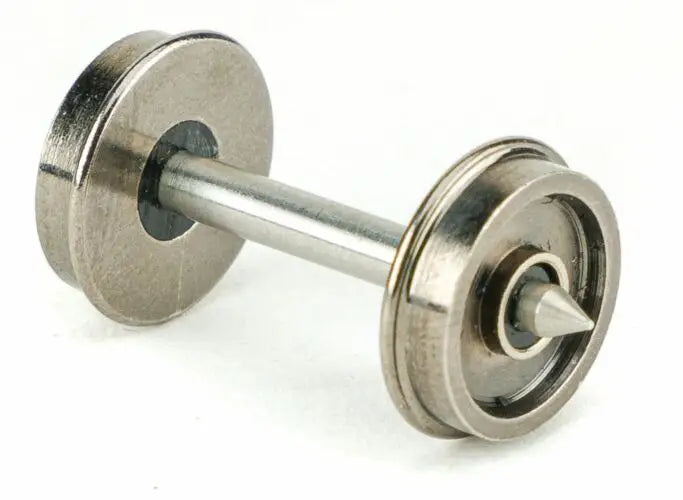 WalthersProto 920-2302 HO Scale 36" Turned Metal RP-25 Wheelsets w/ Metal Axles (12 pcs)