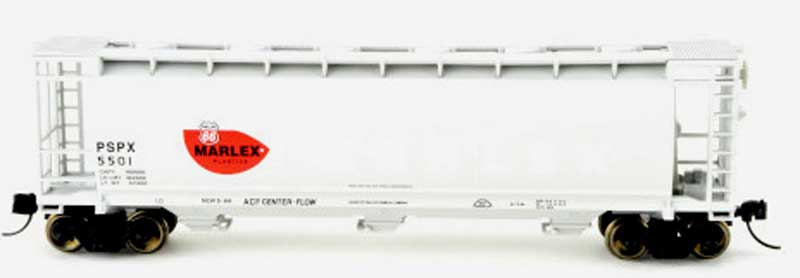 Bowser 38160 N Scale, Cylindrical Hopper, Phillips Chemical Company PSPX #5504