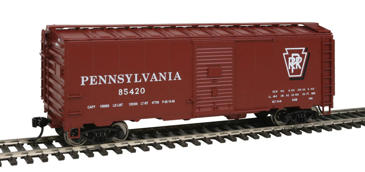 WalthersMainline 910-1760 HO Scale 40' AAR 1948 Box Car Pennsylvania #85420