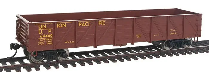 WalthersMainline 910-5674 HO Scale 40' 50-Ton Drop Bottom Gondola Union Pacific UP #64460