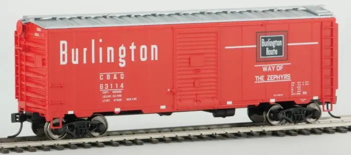 WalthersMainline 910-1775 HO Scale, 40' AAR 1948 Box Car, Burlington CB&Q #63114