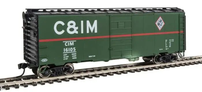 WalthersMainline 910-1421 HO Scale, 40' PS1 Box Car, Chicago & Illinois Midland C&IM #16105