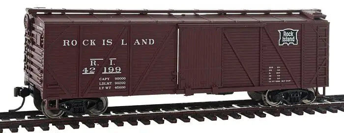 WalthersMainline 910-2504 HO Scale 40' Single-Sheathed Box Car Rock Island RI #42199