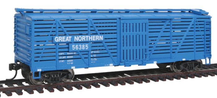 WalthersMainline 910-4510 HO Scale 40' Stock Car Great Northern #56385
