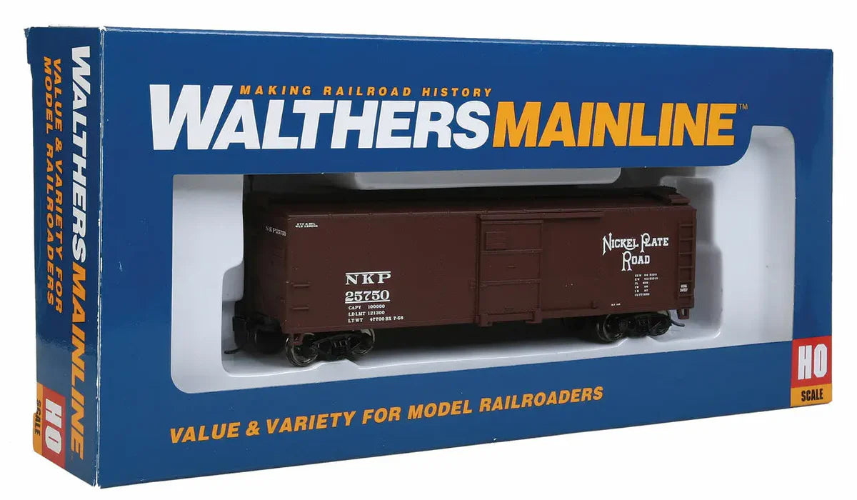 WalthersMainline 910-1711 HO Scale 40' X-29 Box Car Nickel Plate Road NKP #25750