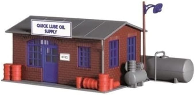 Model Power 788 HO Scale Quick Lube Oil Supply Brick Building