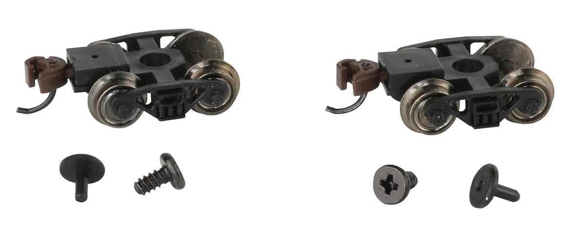 Bachmann 42537 N Scale, Roller Bearing Freight Trucks w/ Wheels, (1 Pair)