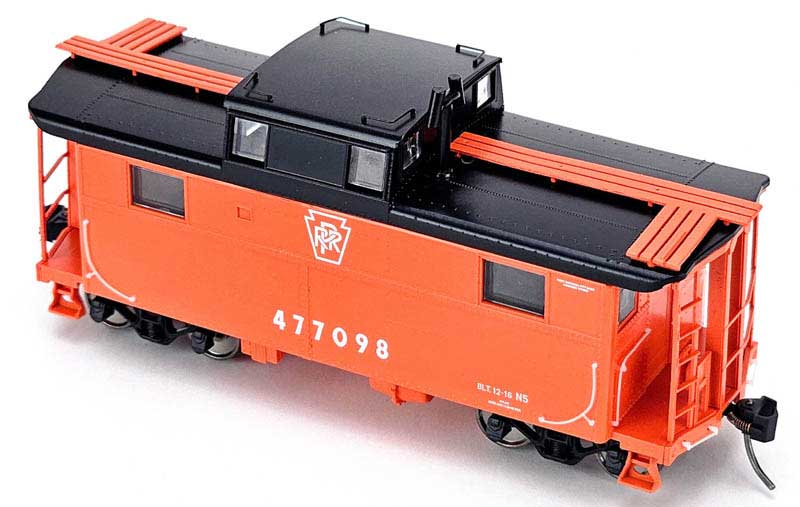 Bowser 43365 HO Scale N5 Caboose Pennsylvania #477098 Orange