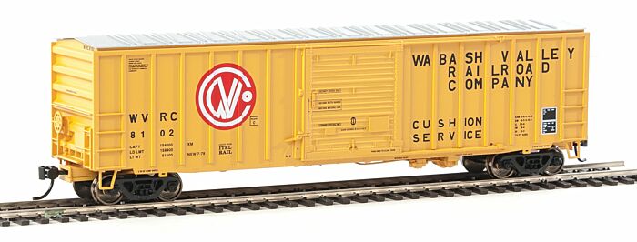 WalthersMainline 910-2165 HO Scale, 50' ACF Exterior Post Boxcar, Wabash Valley WVRC #8102