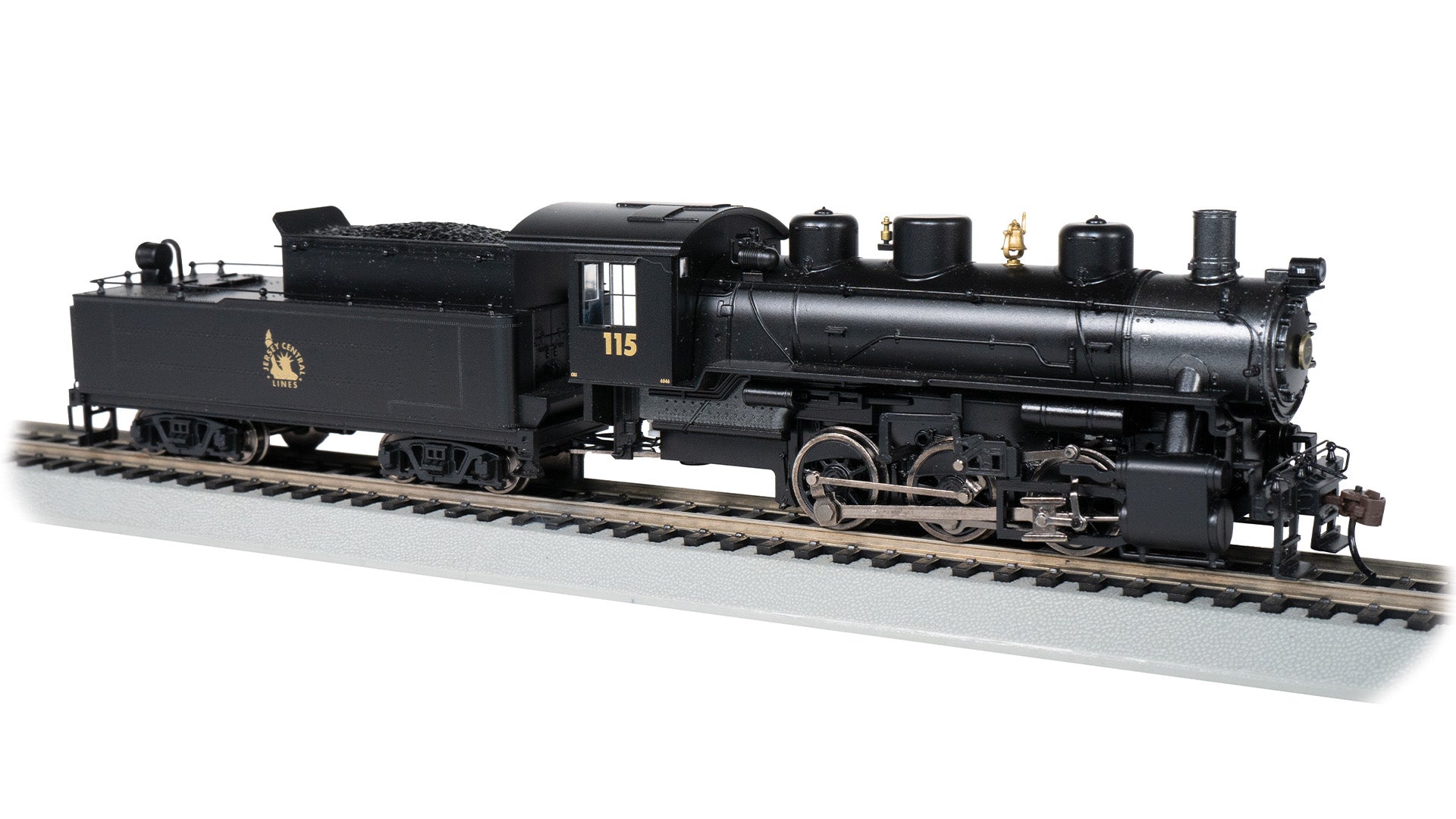 Bachmann 53805 HO Scale, USRA 0-6-0 Steam Locomotive, Central Railroad of New Jersey #115, Roadname Specific (Econami DCC Sound Value)