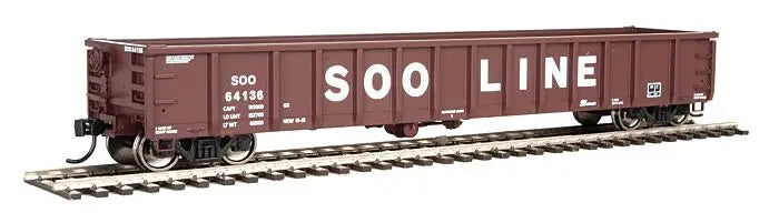 WalthersMainline 910-6232 HO Scale 53' Railgon Gondola SOO Line #64136