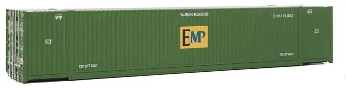 Walthers 949-8530 HO Scale 53' Singamas Container EMP #265042