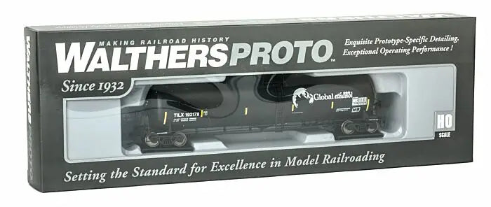 WalthersProto 920-100618 HO Scale 55' Trinity 30,145 Gal Tank Car Global Ethanol TILX #192236