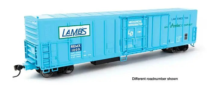 WalthersMainline 910-3989 HO Scale 57' Mechanical Reefer Lamb Weston REMX #1068
