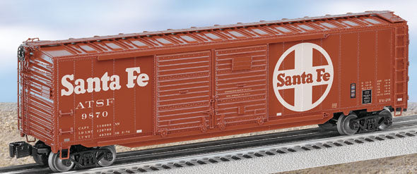 Lionel 6-27218 O DD Box Car with End Doors Santa Fe ATSF #9870