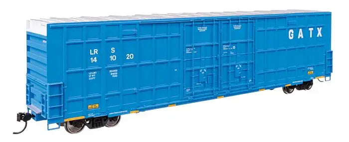 Walthers Mainline 910-3106 HO Scale 60' High Cube Plate F Horizontal Post Box Car GATX LRS #141020