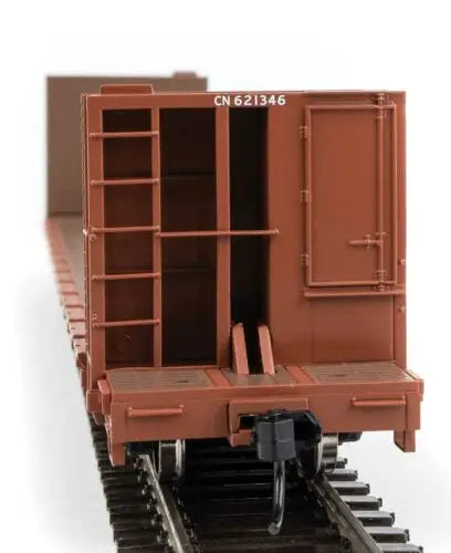WalthersMainline 910-5866 HO Scale 60' PS Bulkhead Flatcar Canadian National CN #621346
