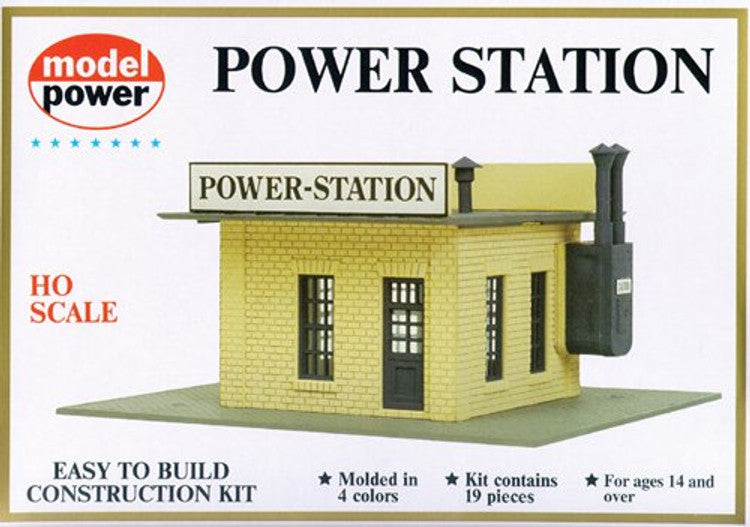 Model Power 443 HO Scale Power Station Building KIT