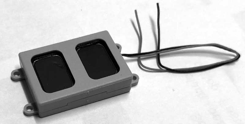Bowser 691-1294 HO Scale, Dual Sugar Cube Speaker, 17.5 x 25.5 x 6.7 mm