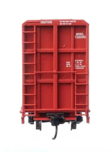 WalthersMainline 910-50721 HO Scale 72' Centerbeam Flatcar W/ Opera Windows Northwestern Oklahoma NOKL #732090