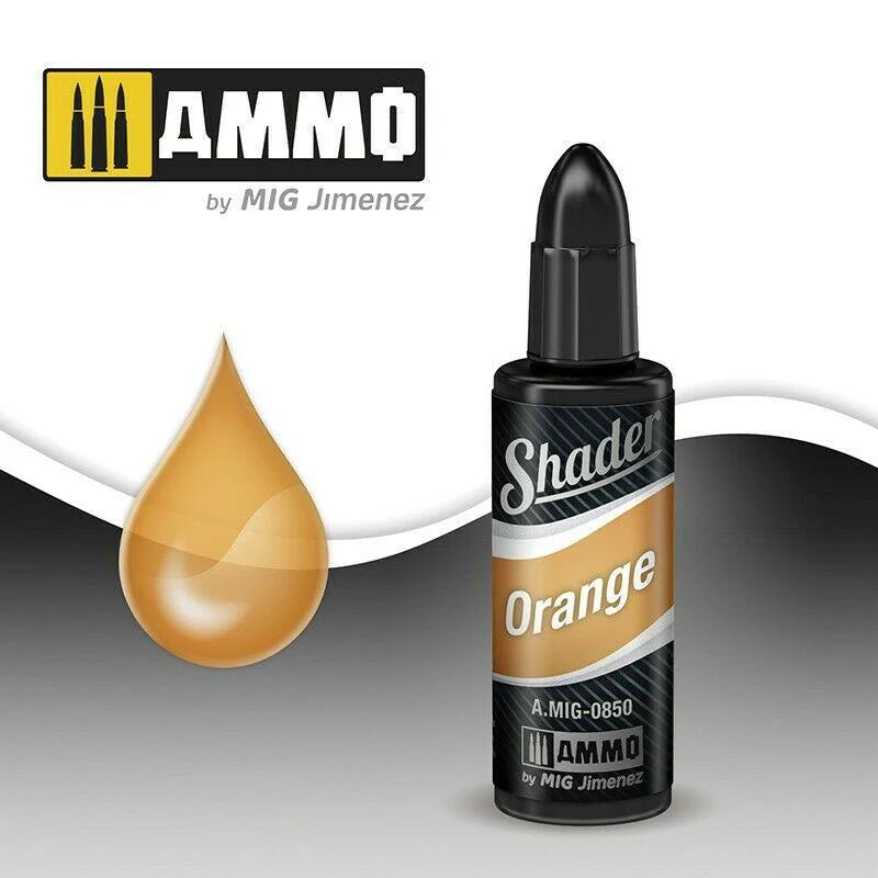 Ammo by MIG 850 MULTI Scale Orange Shader Modeling Paint (10mL e)