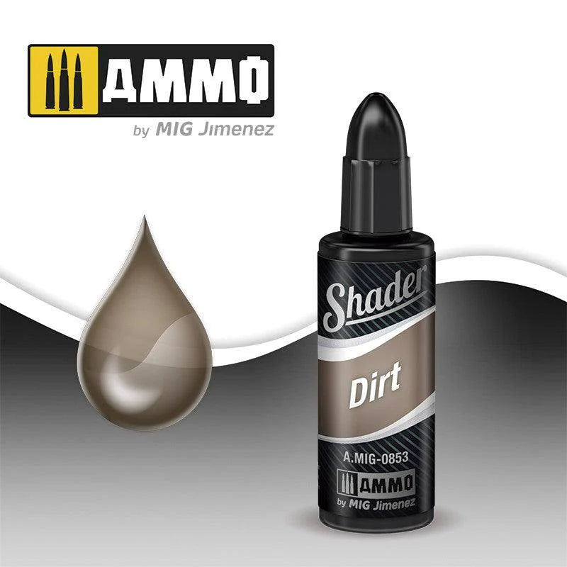 Ammo by MIG 853 MULTI Scale Dirt Shader Modeling Paint (10mL e)