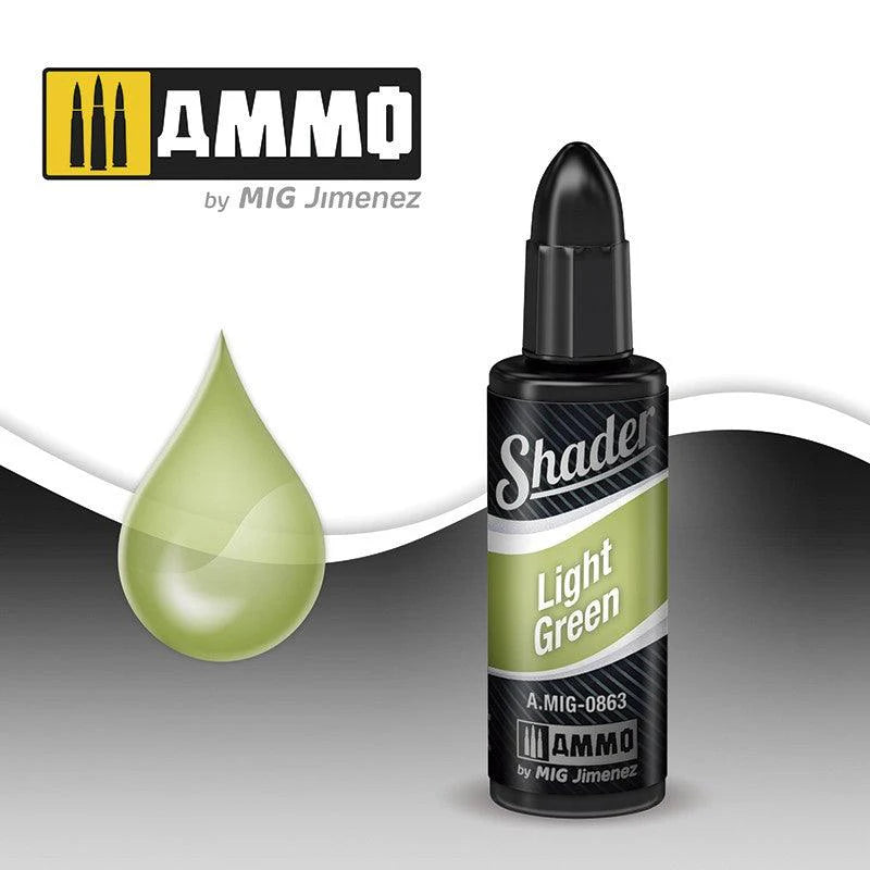 Ammo by MIG 863 MULTI Scale Light Green Shader Modeling Paint (10mL e)