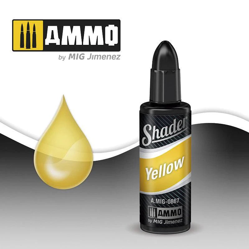 Ammo by MIG 867 MULTI Scale Yellow Shader Modeling Paint (10mL e)