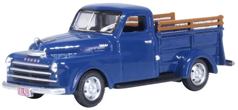 Oxford Diecast 87DP48006 HO Scale Dodge B1B Pick Up 1948 Waterway Blue Model Car