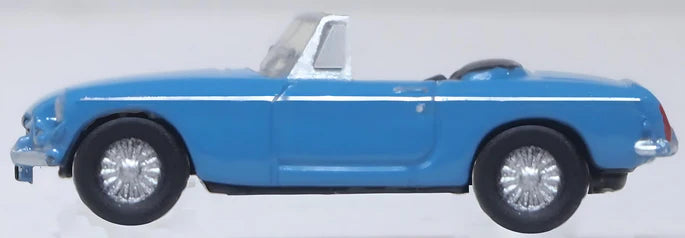Oxford Diecast NMGB004 N Scale 1962 Iris Blue MGB Roadster