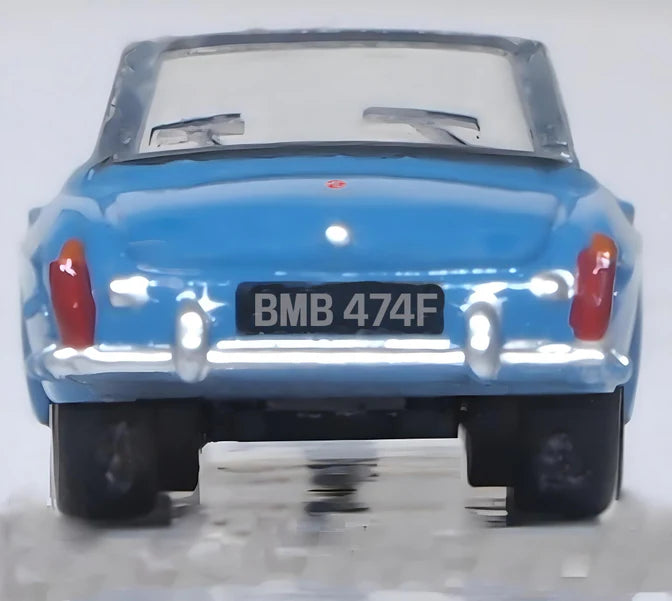 Oxford Diecast NMGB004 N Scale 1962 Iris Blue MGB Roadster